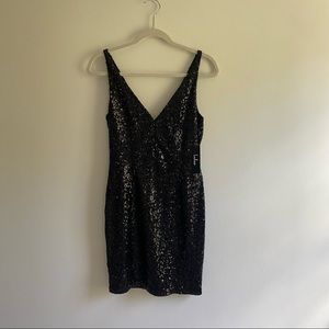 lulus sparkly black dress